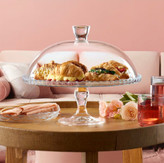 کیکخوری شیشهای پایهدار پاشاباغچه مدل 95200 مناسب سرو کیک و دسر