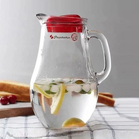 پارچ شیشهای پاشاباغچه مدل Bistro کد 80119 مناسب سرو آب و شربت