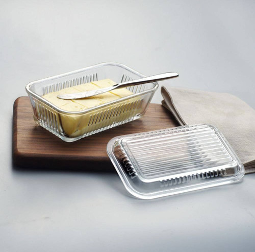 کرهخوری شیشهای دربدار پاشاباغچه مدل Tereyaglik کد 97711 مناسب سرو صبحانه