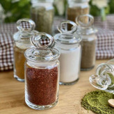 بانکه شیشهای ادویه پاشاباغچه مدل Kitchen کد 95104 با طراحی شیک و کاربردی