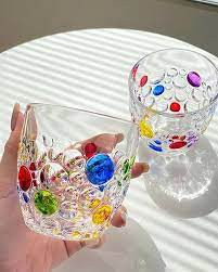 ست نیملیوان شیشهای رنگی کریستالین طرح آبنبات Kit-230 با طراحی ویژه