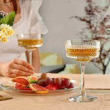 ظرف دسر بلور مدل الیسا کد 440436 مناسب سرو بستنی، ژله و میوه