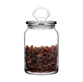 بانکه شیشهای پاشاباغچه مدل Kitchen با درب فلزی و طراحی شفاف برای نگهداری مواد خشک