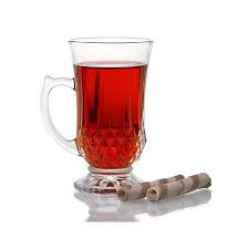 ست ۴ عددی استکان چای مادام کوکو مدل AUDREY-16139 با طراحی ظریف و شفاف