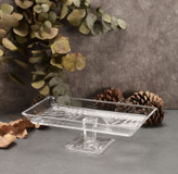 تصویر شیرینیخوری پاشاباغچه مدل مالدن با بدنه شیشهای شفاف و طراحی مینیمال