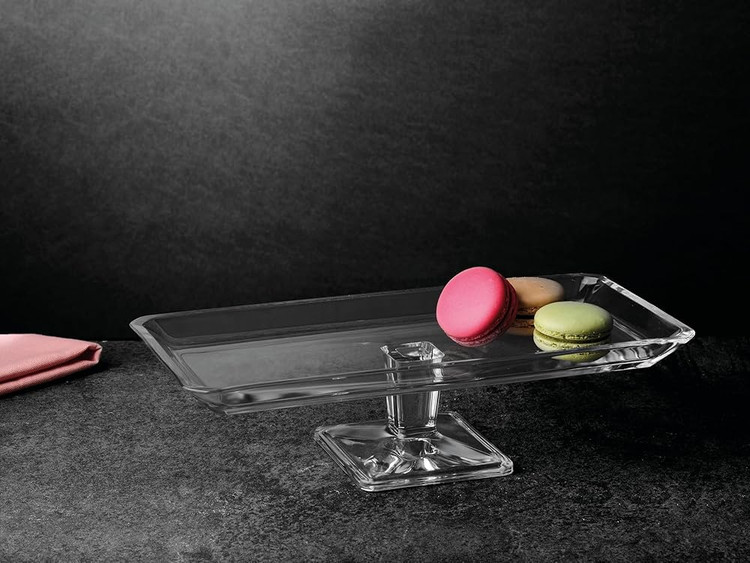 ظرف پذیرایی شیشهای پایهدار پاشاباغچه گریس 95462 – انتخابی شیک برای سرو دسر و کیک در مهمانیها