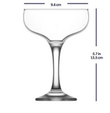 ظروف شیشه ای دسر و بستنی برند لاو مدل MISS550 - بسته 6 عددی