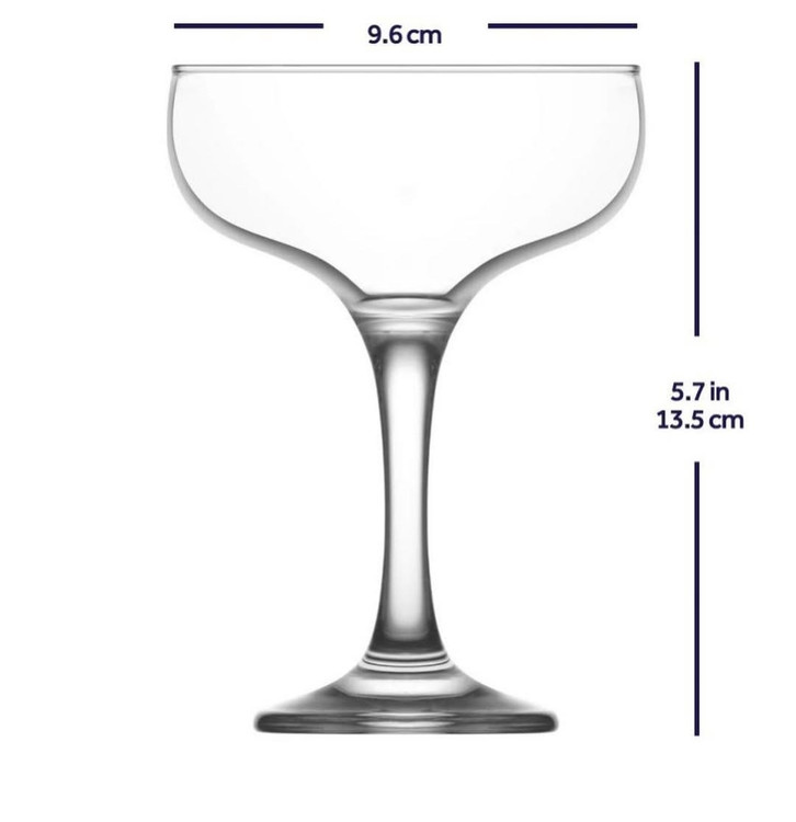 ظروف شیشه ای دسر و بستنی برند لاو مدل MISS550 - بسته 6 عددی