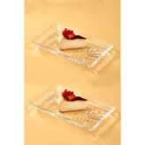 ظرف سرو شیشهای پاشاباغچه مدل Madlen کد 68153 – ست ۲ عددی با طراحی زیبا، شفاف و مقاوم مناسب سرو انواع خوراکی