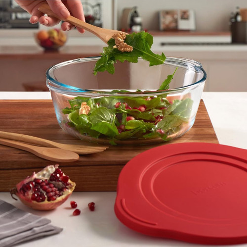 دیس پیرکس دربدار پاشاباغچه بورجام کد 59001 – مناسب برای پخت، سرو و نگهداری غذا با طراحی شفاف، شیک و مقاوم در برابر حرارت