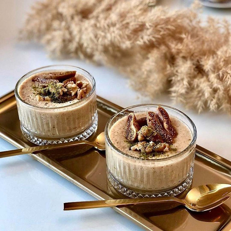 ست 4 عددی پیاله دسر شیشهای پاشاباغچه مدل الیزیا Elysia مناسب سرو دسر