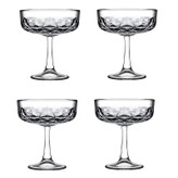 دسر خوری شیشهای پایهدار پاشاباغچه مدل استرلا 440454 مناسب پذیرایی مجلسی