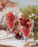 ست ۲ عددی بستنیخوری Pasabahce مدل Pleats با خطوط برجسته و ظریف برای سرو دسر