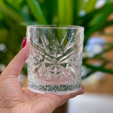 لیوان کریستالی شفاف Pasabahce مدل Cielo با بدنه تراشدار و ظاهری براق برای سرو نوشیدنیهای مختلف