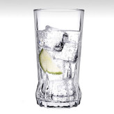 لیوان شیشهای بلند از برند Pasabahce، مدل گایا، مناسب برای آب، آبمیوه، چای سرد و دتاکس واتر