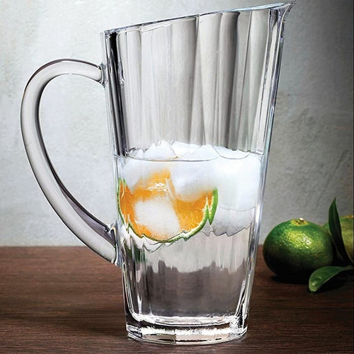 ظرف یخ شیشهای مادام کوکو مدل Audrey با دسته مقاوم برای سرو یخ و نوشیدنی