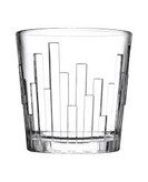 نیم لیوان شفاف و مقاوم پاشاباغچه مدل اسکالا با طراحی ساده برای نوشیدنی سرد و گرم