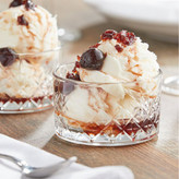 ست ۴ عددی پیاله شیشهای پاشاباغچه مدل تایملس کد 530040 با طراحی کریستالی برای دسر و سالاد