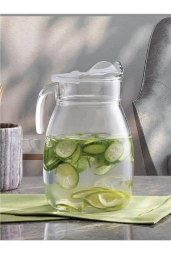 پارچ شیشهای پاشاباغچه مدل نیاگارا کد 43864 با طراحی شفاف و بادوام مناسب پذیرایی