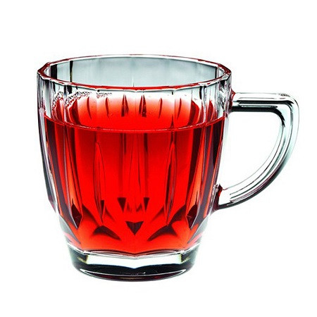 فنجان شیشهای پاشاباغچه مدل دیاموند کد 55083 ست 2 عددی با طراحی شفاف و زیبا مناسب سرو چای و قهوه