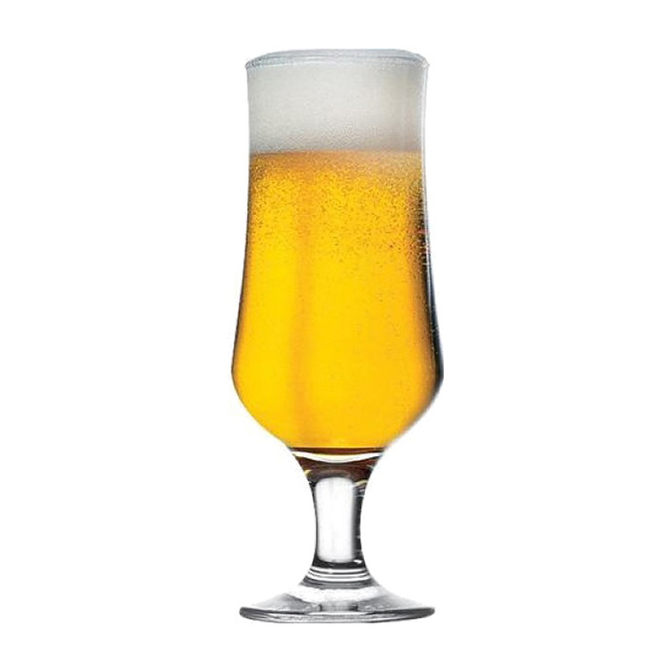 لیوان شیشهای پایهدار مدل Tulip از برند پاشاباغچه، ست ۶ عددی مناسب برای سرو نوشابه، دتاکس و کوکتل