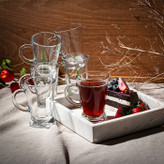 ست 6 عددی استکان چای پاشاباغچه مدل هیبلی با دسته مقاوم و شیشهای مناسب استفاده روزانه