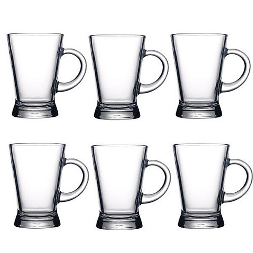 استکان شفاف پاشاباغچه مدل هیبلی کد 55073 با طراحی زیبا برای مهمانی و استفاده روزمره