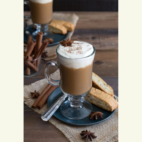 بسته ۲ عددی لیوان شیشهای پاشاباغچه مدل Irish Coffee کد 55141 با طراحی خاص