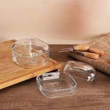 جار شیشهای پاشاباغچه مدل پلاس با درب شفاف – مناسب مواد غذایی صبحانه