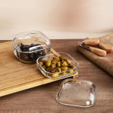 ظرف شیشهای دربدار پاشاباغچه مدل Plus کد 96887 مناسب برای نگهداری عسل و مربا