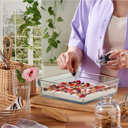 ظرف پخت شیشهای بورجام پاشاباغچه مدل 59314