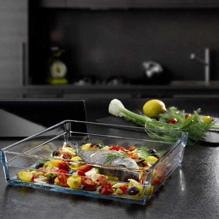 ظرف پخت مقاوم بورجام با قابلیت تحمل حرارت بالا مناسب پخت و سرو