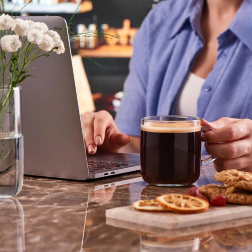 نیم لیوان شیشهای پاشاباغچه مدل آیکونیک کد 55192 – بسته ۶ عددی مناسب سرو آب، شربت و نوشیدنیهای سرد