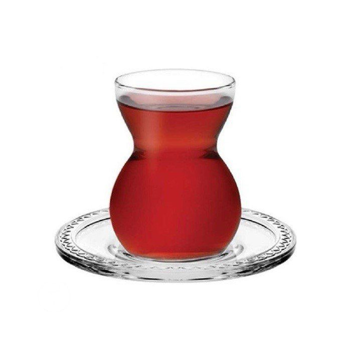 فنجان و نعلبکی مقاوم پاشاباغچه مدل Etkin کد 96575 – ست شیک برای سرو قهوه و چای داغ