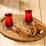 استکان و نعلبکی چایخوری پاشاباغچه مدل هیبلی HEVLI کد 95483 – مناسب استفاده روزمره و پذیرایی