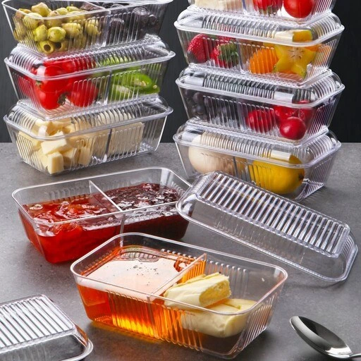 عسلخوری شیشهای شیک دو محفظه پاشاباغچه مدل فریگو 96764