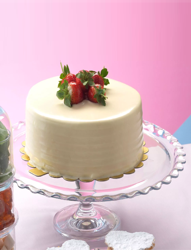 کیکخوری پایهدار شیشهای پاشاباغچه مدل Patisserie کد 96953 با طراحی شفاف و زیبا