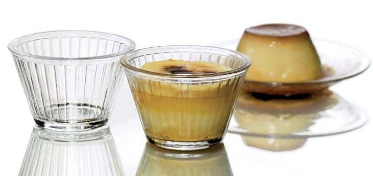 ست ۶ عددی دسرخوری شیشهای پاشاباغچه مدل Krem Karamel کد 53298 با طراحی ساده