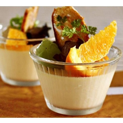 کاسه دسرخوری شیشهای مناسب سرو کرم کارامل، ژله و پودینگ