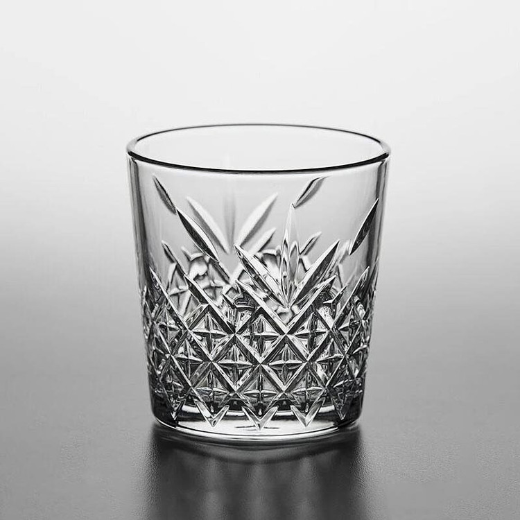 نیملیوان شیشهای Pasabahce مدل Timeless – ست ۴ عددی با طرح کریستالی