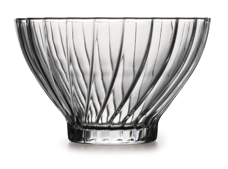 کاسه شیشه ای شفاف پاشاباغچه برای سرو دسر، ماست، ژله و خشکبار