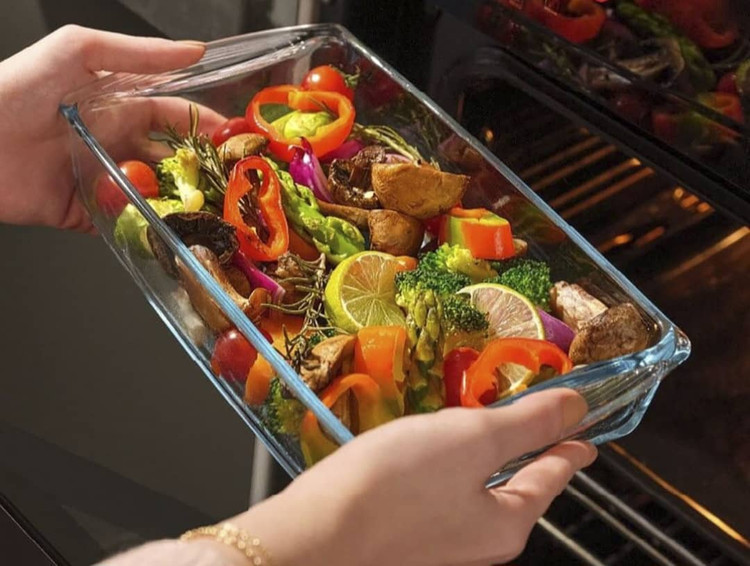 تابه شیشهای مستطیل پاشاباغچه مدل Borcam کد 59864 – مناسب پخت در فر و مایکروویو