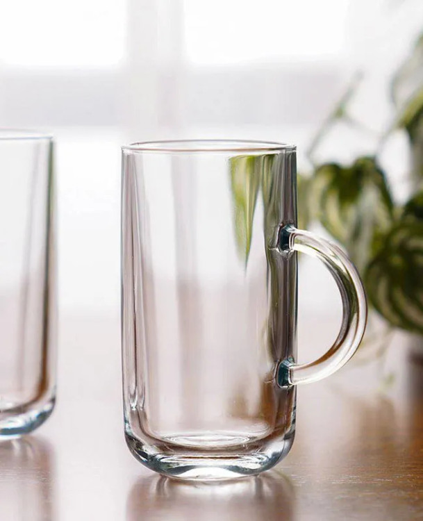 لیوان بلور شفاف پاشاباغچه مدل آیکونیک کد 55743 – ست دو عددی مقاوم و ارگونومیک