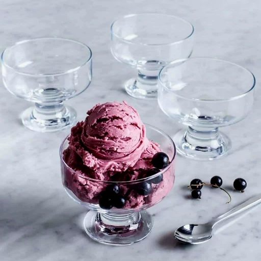 بستنیخوری پاشاباغچه مدل ICE VILLE کد 41016 – ظرف شیشهای پایهدار برای پذیرایی شیک