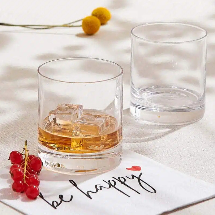 نیم لیوان کریستال پاشاباغچه مدل راک سری نود کد 64014 ست ۶ عددی مناسب سرو نوشیدنی