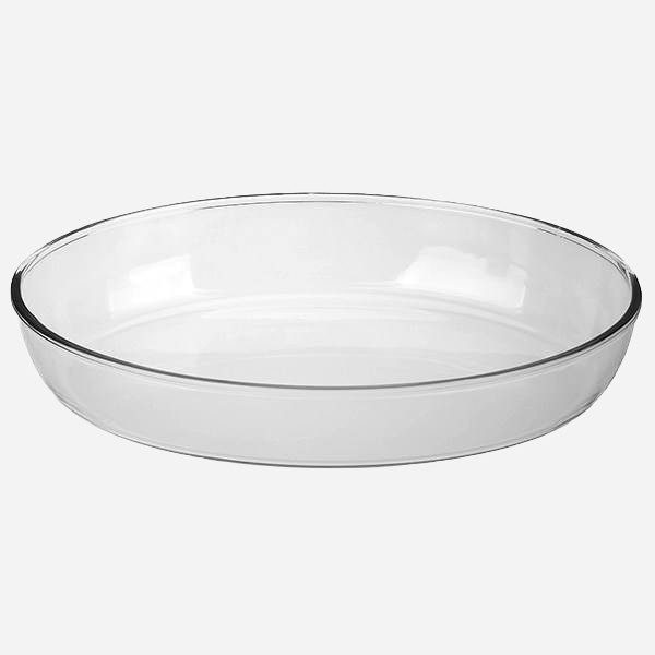 تابه شیشهای فرپز بیضی پاشاباغچه مدل بورجام کد 59074 با طراحی ساده و کاربردی