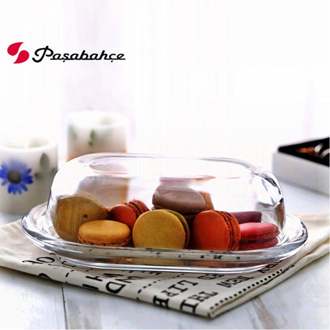 کره‌خوری شفاف پاشاباغچه مدل BASIC-98402 مناسب میز صبحانه و سرو کره