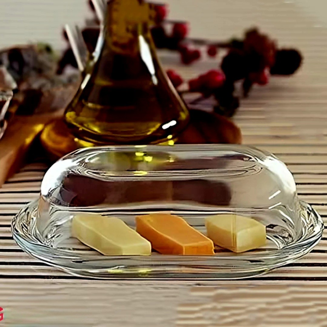ظرف شیشه‌ای کره‌خوری پاشاباغچه مدل BASIC-98402 با کیفیت و طراحی مینیمال