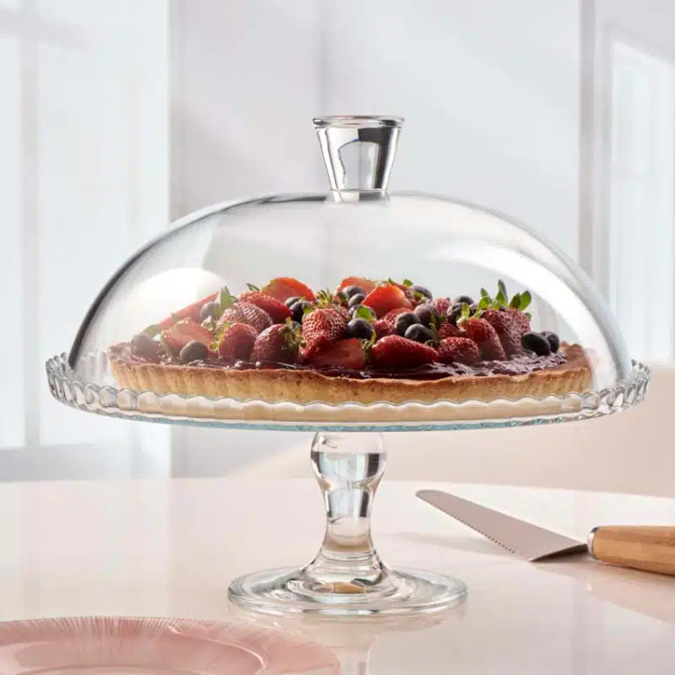 ظرف سرو کیک پایهدار پاشاباغچه مدل 95200 با طراحی شیک و لوکس