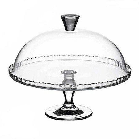 کیکخوری شفاف پایهدار پاشاباغچه مدل 95200 ایدهآل برای میز پذیرایی